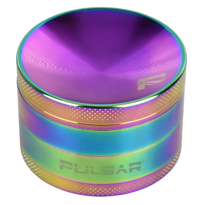 Pulsar Concave Rainbow Anodized Aluminum Grinder