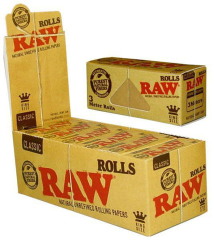 Raw Papers Rolls - Classic King 3pk